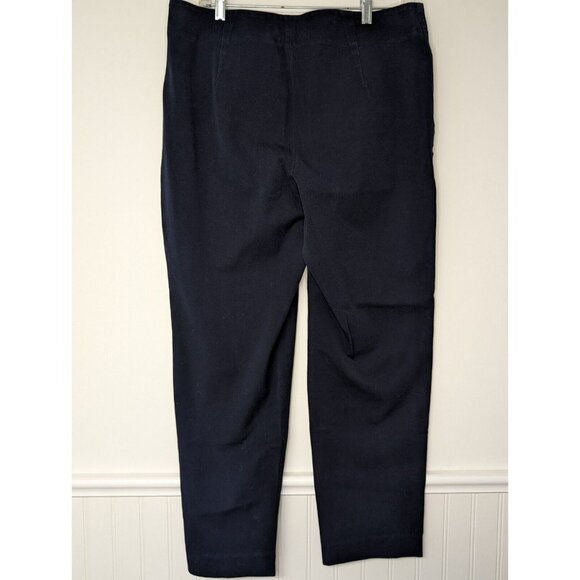 Talbots Pants Size 12 Heritage Blue Navy Straight Leg Heritage Chino - Picture 11 of 15